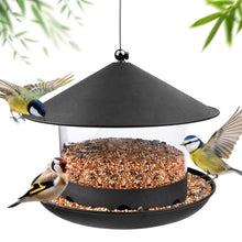 Carica l'immagine nel visualizzatore di Gallery, Mangiatoia per Uccellini da Esterno Appendere, Capacità 1.8L Mangiatoie per Uccelli Selvatici Grande Capacità, Mangime p
