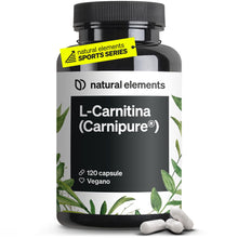 Carica l'immagine nel visualizzatore di Gallery, L-Carnitina 2000 con Carnipure, 2000 mg di L-carnitina per Dose Giornaliera, 120 Capsule Vegan, ad Alto Dosaggio e Senza