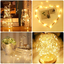 Carica l'immagine nel visualizzatore di Gallery, HOTUT Stringa Luci LED, 2*10M 100 LED Luci LED a Batteria, Luci Stringa Decorative Impermeabili, LED Luci Natale Interno