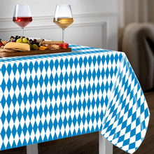 Carica l'immagine nel visualizzatore di Gallery, POPOYU 3 Tovaglie Oktoberfest Blu Bianco Bavarese