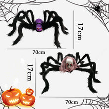 Carica l'immagine nel visualizzatore di Gallery, Ragno Di Halloween, Addobbi Halloween Giardino 70cm Ragno Gigante, Ragno Finto per Esterne Decorazioni da Cortile Spaven