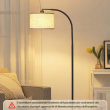 Carica l'immagine nel visualizzatore di Gallery, EFUTURETIME E14/E27 Paralume in Tessuto H20 × Ø 30cm Beige