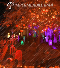 Carica l'immagine nel visualizzatore di Gallery, cshare Catena luminosa per Halloween, 3 m, 30 LED con funzione timer 6H, per autunno, Halloween, feste a tema, carnevale