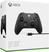 Carica l'immagine nel visualizzatore di Gallery, Xbox Wireless Controller - Carbon Black - cavo USB-C