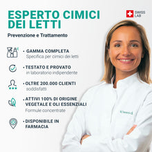 Carica l'immagine nel visualizzatore di Gallery, SOS ANTI CIMICI DA LETTO XXL - Spray Insetticida CHOC Trattamento naturale con Oli Essenziali e Fiore di Piretro Vegetal