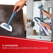 Carica l'immagine nel visualizzatore di Gallery, Polti Vaporetto SV440 Double, Scopa a Vapore 2 in 1 con Pulitore Portatile