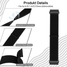Carica l'immagine nel visualizzatore di Gallery, Cinturino Nylon per Garmin Fenix 9/9 Pro/8/8 Pro 51mm/7X/7X Pro/6X/6X Pro, Cinturino 26mm Quick-fit Nylon per Fenix 5X/5