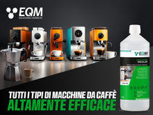 Carica l&#39;immagine nel visualizzatore di Gallery, EQM - ECO- 212 - Decalcificante per Macchine da Caffè - 1L - 100% origine naturale - Compatibile con tutte le macchine da caffè