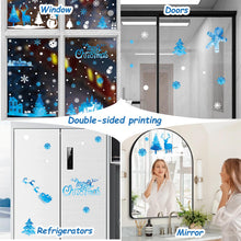 Carica l'immagine nel visualizzatore di Gallery, KASESSS 8 Fogli Adesivi Natalizi per Finestre, Riutilizzabile Vetrofanie Natalizie per Finestre, Aderenza Statica Decorazioni Natalizie per Finestre, Stickers Natalizi per Finestre, Porta di Vetro