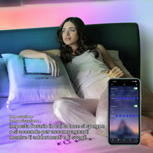 Carica l'immagine nel visualizzatore di Gallery, Striscia LED 30 Metri,Strisce Led RGB con Bluetooth APP e Telecomando,Musica Sincronizza,Modalità Temporizzazione,la Ada
