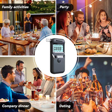 Carica l'immagine nel visualizzatore di Gallery, Hazxh Etilometro Portatile Certificato per Alcol Test, Misuratore di Alcol Professionale Digitale, Sensore Semiconduttore, Display LCDigitale, Misurazione Rapida e Accurata, con 20 Beccucci