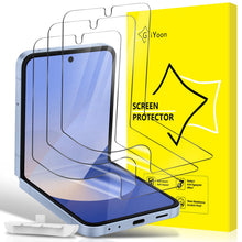 Carica l'immagine nel visualizzatore di Gallery, GiiYoon Pellicola Protettiva 3 Pezzi, Temperato Film per Samsung Galaxy Z Flip 6 5G [Non Vetro], Protezione Schermo Dure
