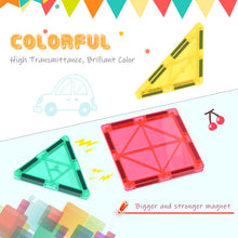 Carica l'immagine nel visualizzatore di Gallery, Katiago Costruzioni Magnetici per Bambini 100 pezzi 3D Costruzioni Magnetiche Blocchi Magneti Bambini Stem Creatività Giocattoli Educativi Regali per Oltre 3 anni (100 psc)