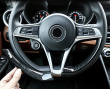 Carica l'immagine nel visualizzatore di Gallery, Strisce decorative in plastica ABS, stile fibra di carbonio per volante, allestimento, accessorio auto per Alfa Romeo Gi