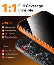 Carica l'immagine nel visualizzatore di Gallery, CANSHN Privacy Pellicola Protettiva per iPhone 18 Pro, 2 Pezzi
