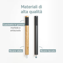 Carica l&#39;immagine nel visualizzatore di Gallery, Borgen Supporto bici da parete - Portabici da parete in legno per bici da corsa - Supporti bici da parete MTB, bici da corsa e city bike