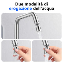 Carica l'immagine nel visualizzatore di Gallery, Terminale per Rubinetto Snodabile 360° con Doppia Funzione – Aeratore Universale con Prolunga per Cucina e Bagno, Rompig