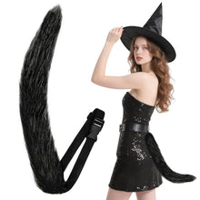 Carica l'immagine nel visualizzatore di Gallery, Coda di Volpe Lunga, Coda di Volpe Lunga, Costume Da Volpe in Pelliccia Sintetica, Faux Fur Fox Costume Coda Adulto Bamb
