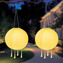 Carica l'immagine nel visualizzatore di Gallery, HOTUT Lanterne Solari da Esterno, 2 Pezzi Lampada Solare da Giardino, IP65 Impermeabile Luci Solari, Luce Bianca Calda, 