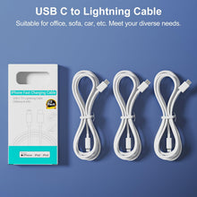 Carica l'immagine nel visualizzatore di Gallery, ilikable iPhone Cavo USBC 3 Pezzi 1M Ricarica Rapida Certificato MFi Lightning Cavo iPhone USB C per iPhone14/13/12Pro M