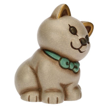 Carica l'immagine nel visualizzatore di Gallery, THUN - Mini gatto Momi - ceramica - Collezione Giardino di Primavera - 4.8 x 4.8 x 5.9 cm