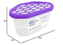 Carica l'immagine nel visualizzatore di Gallery, Aquafloow Assorbitore di Umidità per Ambienti 400 ml, Riduce l'umidità, 6 Pezzi LAVENDER | Neutralizzatore di Odori, Deu