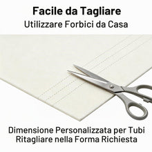 Carica l'immagine nel visualizzatore di Gallery, Carta per Guarnizioni ad Alta Temperatura, Carta Guarnizione per Camino Formato A4, Materiale Guarnizione in Fibra Ceram