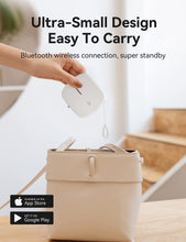 Carica l&#39;immagine nel visualizzatore di Gallery, PRT Mini Etichettatrice Portatile - Ricarica USB+Etichette Adesive(1 rotolo), Bluetooth Stampante Termica per Adesivi a Rilievo per iOS &amp; Android