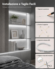 Carica l'immagine nel visualizzatore di Gallery, Meevt Striscia LED Neon 5M, 12V Bianco Fredda 6000K (Senza Alimentatore)