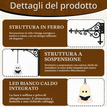 Carica l'immagine nel visualizzatore di Gallery, Dongcill 2 lampade da libreria, déco Halloween, lanterna vintage