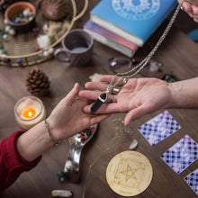 Carica l'immagine nel visualizzatore di Gallery, Jetec Tavola di Pendolo a Stella con Collana di Cristallo, 9,9 cm