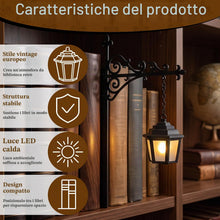 Carica l'immagine nel visualizzatore di Gallery, Dongcill 2 lampade da libreria, déco Halloween, lanterna vintage