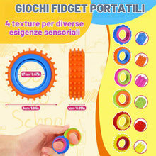 Carica l'immagine nel visualizzatore di Gallery, Kssvzz Fidget Toys,Anello Antistress Bambini per Autismo e ADHD, Aiuta ad Alleviare Lo Stress e l'ansia,Fidget Ring Toys
