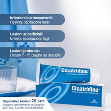 Carica l'immagine nel visualizzatore di Gallery, FARMA-DERMA Cicatridina Pomata 60g Acido Ialuronico Sale Sodico 0,2% | Riparazione Barriera Cutanea | Irritazioni, Arros