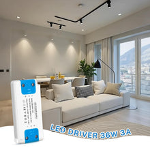 Carica l'immagine nel visualizzatore di Gallery, 36W LED Trasformatore da 240V a 12V 3A, Trasformatori Driver AC to DC, Senza Sfarfallio, LED Driver di Tensione Costante