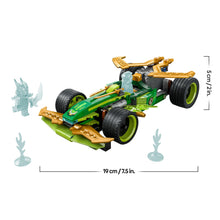 Carica l'immagine nel visualizzatore di Gallery, LEGO NINJAGO Racer Pull-Back di Lloyd - Modello di Auto da Corsa Giocattolo con 2 Minifigure, Armatura, Spade e Elementi Fulmine, Giochi per Bambini e Bambine da 7 Anni Fan delle Macchine Ninja 71828