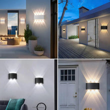Carica l'immagine nel visualizzatore di Gallery, Voltix Applique da Parete LED per Interni ed Esterni, 8W Luce Fredda 6000K, Lampada da Muro Impermeabile, Design Moderno