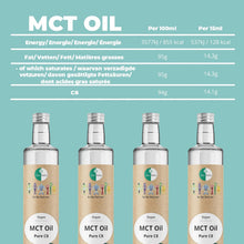 Carica l'immagine nel visualizzatore di Gallery, Go-Keto MCT Oil C8, 500ml | Olio MCT C8, 100% olio di cocco, senza olio di palma | perfetto per dieta chetogenica | crema di caffè cheto, per bulletproof coffee o frullato cheto | vegano