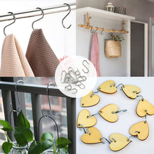 Carica l'immagine nel visualizzatore di Gallery, Ganci a S Cucina in Acciaio Inox Appesi Ganci Attaccapanni Forma di S Multifunzionale per Bagno Camera da Letto Ufficio 