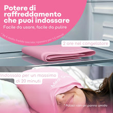 Carica l'immagine nel visualizzatore di Gallery, Medi Grade Cuffia Emicrania in Gel Refrigerante a Copertura Totale, Rosa