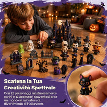 Carica l'immagine nel visualizzatore di Gallery, Calendario dell'Avvento di Halloween 2026, 24 giorni di Halloween, conto alla rovescia con sorpresa, bambola spaventosa,