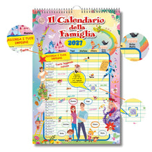 Carica l'immagine nel visualizzatore di Gallery, EURO PUBLISHING: Calendario della Famiglia Agenda 2027 29x44cm