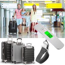 Carica l'immagine nel visualizzatore di Gallery, Blendura Pesa Valigia da Viaggio Digitale 50 kg con Gancio