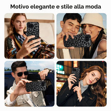 Carica l'immagine nel visualizzatore di Gallery, XTCASE Cover Leopardata per Google Pixel 10A Traslucida Opaca, Nero