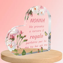 Carica l'immagine nel visualizzatore di Gallery, Regalo Nonni,Festa Dei Nonni Idee Regalo,Regalo Nonna,Nonna Idee Regalo,Ornamento In Acrilico 12*12 Cm,Regali Per Nonna,Regali Per La Nonna,Nonni Idee Regalo,Regalo Festa Dei Nonni,Regalo Nonna Natale