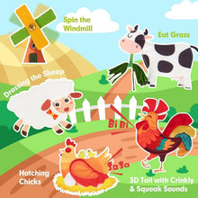 Carica l'immagine nel visualizzatore di Gallery, Grillix Libro Montessori interattivo 1 anno, Pannello di Feltro attività, Giochi Montessori 1-6 Anni