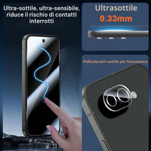 Carica l'immagine nel visualizzatore di Gallery, Aerku Pellicola Vetro Temperato per Google Pixel 10A 5G, 3 Pezzi Protettiva e 3 Pezzi Protezione Lente Fotocamera, Durez