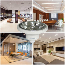 Carica l'immagine nel visualizzatore di Gallery, Sigmaled lighting - Faretto LED AR111 GU10 14W (equivalente 110W alogena) - 220V/240V AC - Luce bianca Calda 3000K - 100