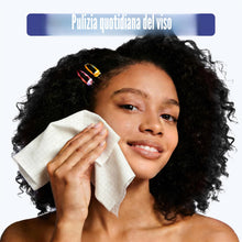 Carica l'immagine nel visualizzatore di Gallery, Ourmed Life Face Clean Towels, 100 Count Disposable Biodegradable Face Wash Cloth for Sensitive Skin, Lint- Free Facial 
