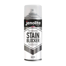 Carica l'immagine nel visualizzatore di Gallery, JENOLITE Vernice spray antimacchia | Bianco | 400 ml | Vernice sigillante per umidità | Vernice antimacchia per pareti e